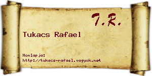 Tukacs Rafael névjegykártya